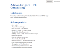 Tablet Screenshot of adriangrigore.com